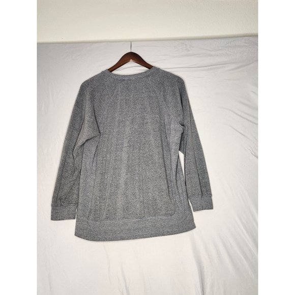 OBEY SWEATER PEACE & JUSTICE TRIBLEND HEATHER GREY SIZE MED - Picture 2 of 6